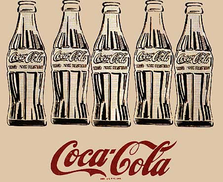 Andy Warhol, Cinque bottiglie di Coca Cola, 1962 