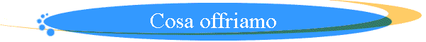 Cosa offriamo