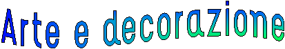 Arte e decorazione